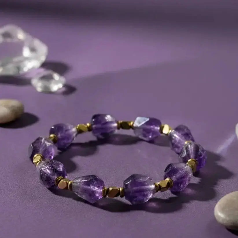 Violet Poise - Faceted Amethyst Jewelry view 2